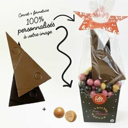 Cornet chocolat personnalisable pour les entreprises