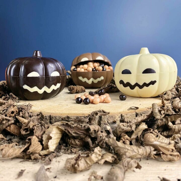 Citrouilles en chocolat pour Halloween