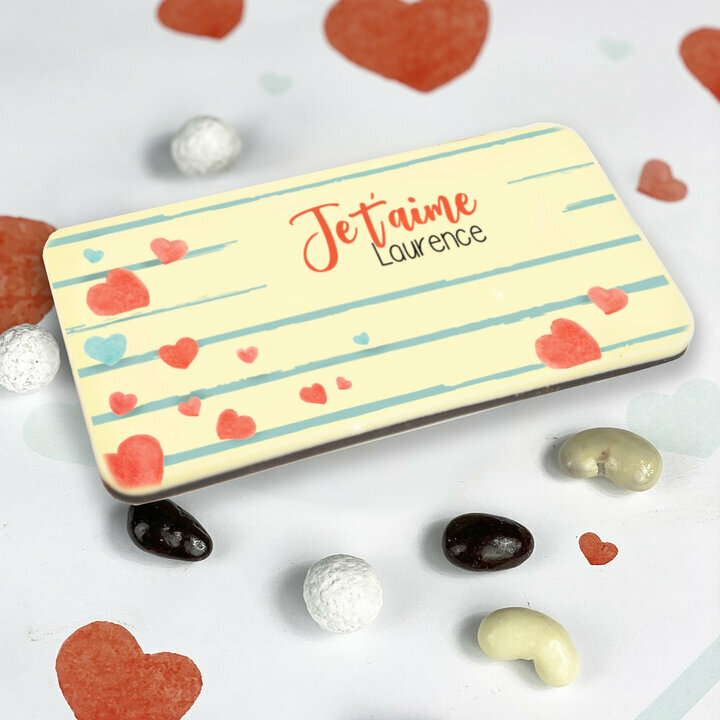 Iphone en chocolat pour la Saint-Valentin personnalis avec votre message