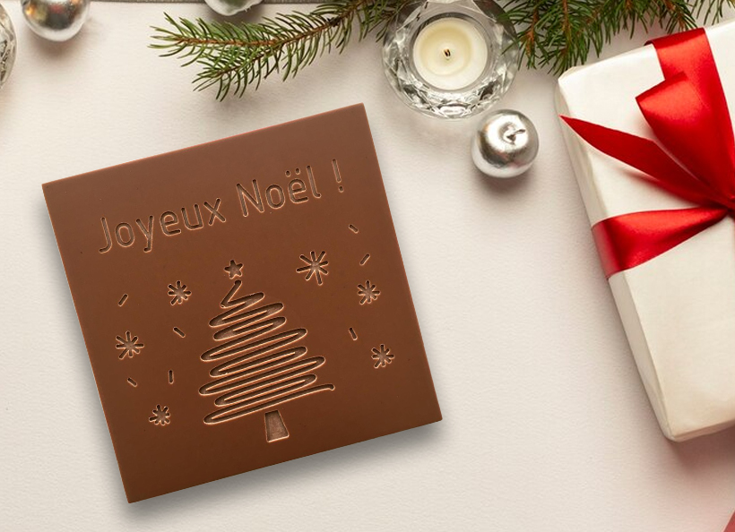 La carte à Croquer de Noël personnalisé !
