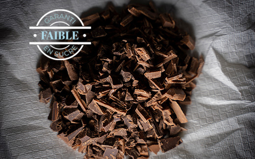 Le chocolat faible en sucre