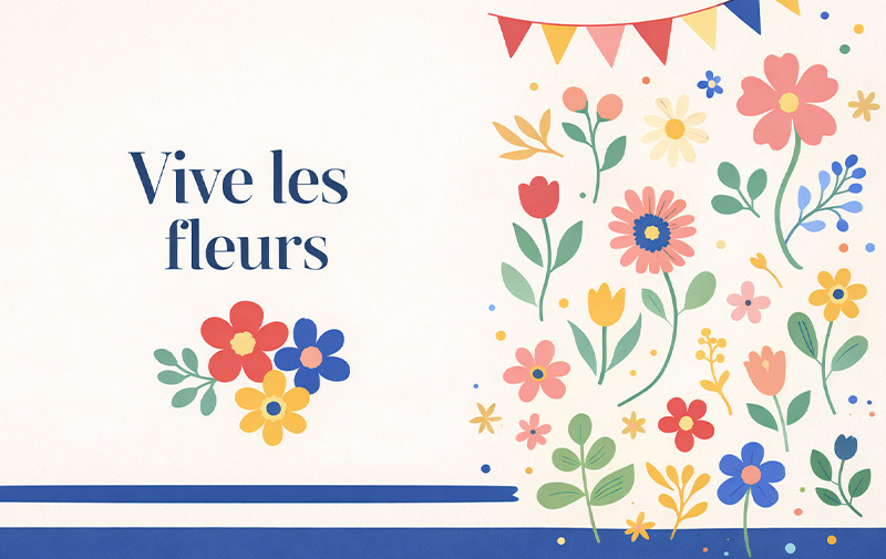 Fleurs - Collection Les Cartes &agrave; Croquer