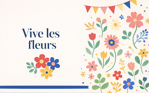 Fleurs - Collection Les Cartes &agrave; Croquer