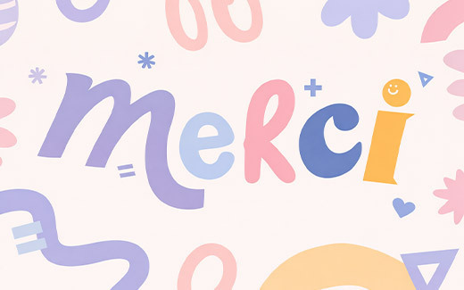 Remerciement - Collection Les Cartes &agrave; Croquer
