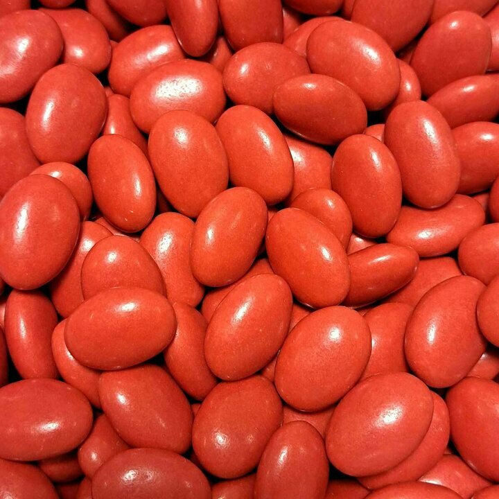 Dragée guimauve couleur rouge