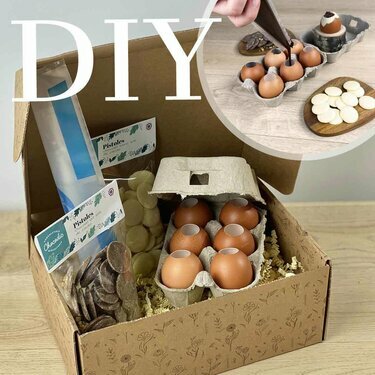 Kit Do It Yourself chocolat confiné dans l'oeuf