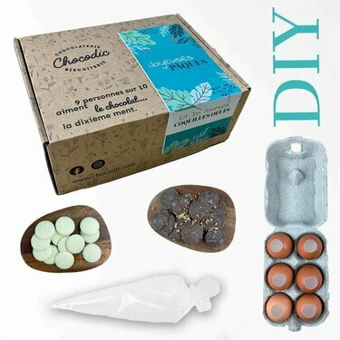 Kit Do It Yourself chocolat confiné dans l'oeuf