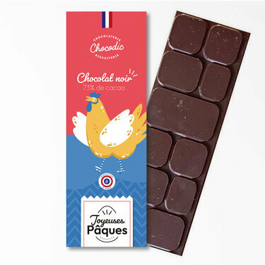 Tablettes de chocolat édition limitée Pâques