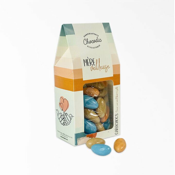 Bote de drages caramel carachocs pour la fte des mres