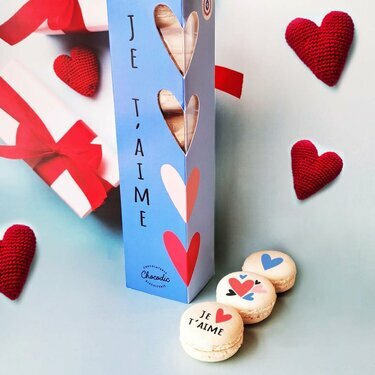 Coffret 8 Macarons ''Love''