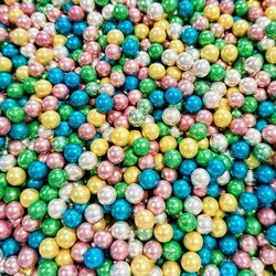 Dragées perle en sucre multicolore