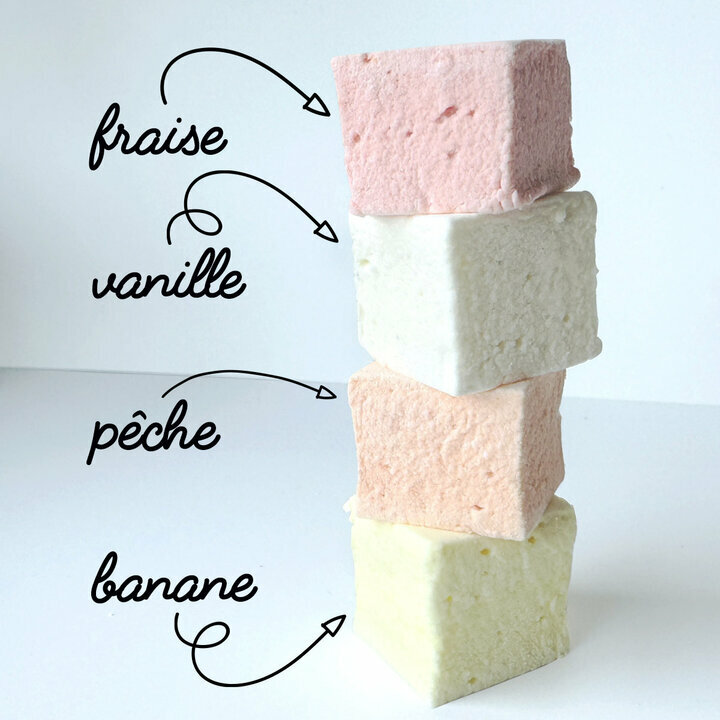 Saveurs des guimauves de fabrication artisanale