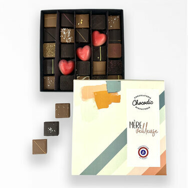 Coffret luxe de chocolats fins Fête des Mères