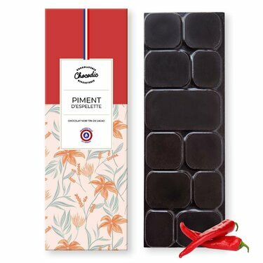 Tablette chocolat piment d'Espelette 