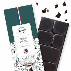 Tablette chocolat noir fleur de sel