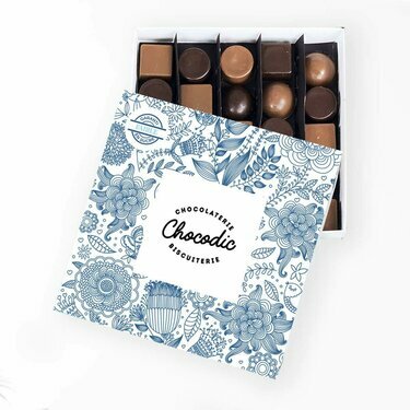 Coffret luxe chocolat faible en sucre