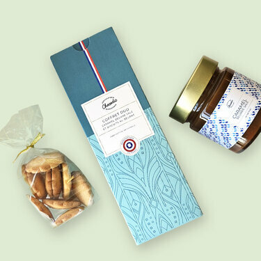 Coffret duo caramel et galettes au beurre