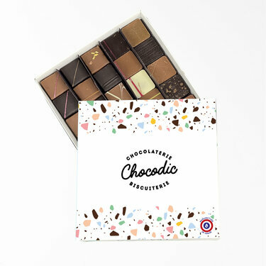 Coffret luxe chocolats fins