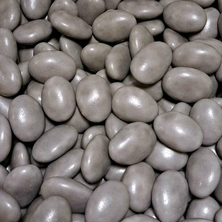 Dragées guimauve couleur gris