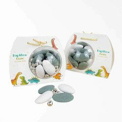 Ballotin boule personnalisable sur le thme "Dinosaure"