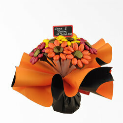 Bouqet de fleurs de drages orange