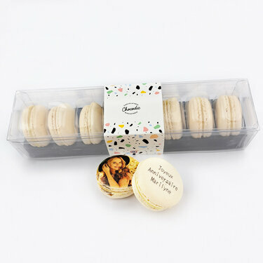 Coffret 8 macarons personnalisés