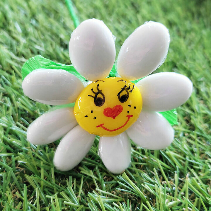 Fleurs de drages smile blanc