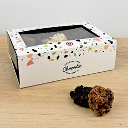 Coffret roses des sables en chocolat