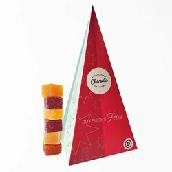 COFFRET ASSORTIMENT DE PATES DE FRUIT 100% ARTISANALES - CHOCOLAT