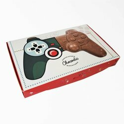 Coffret de Nol d'une manette de jeu en chocolat