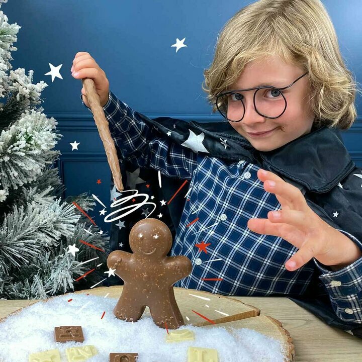 Baguette Magique de Noël en chocolat