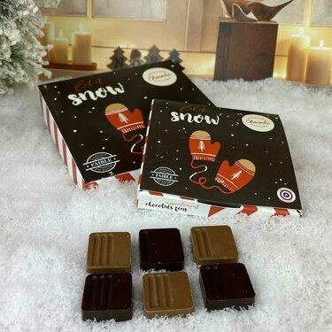 Coffret ganache faible en sucre