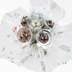 Bouquet gourmand de 7 fleurs de confiseries chocolats