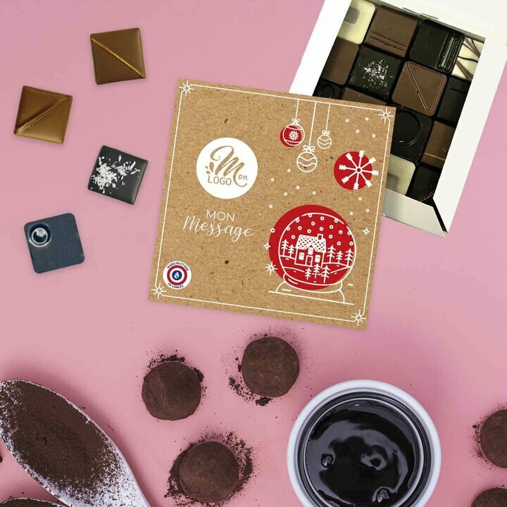 Coffret luxe 16 chocolats thme Village