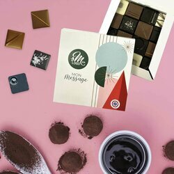 Coffret luxe 16 chocolats thme Casse Noisette