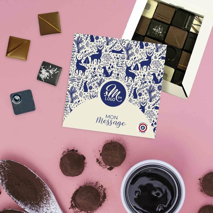 Coffret luxe 16 chocolats thme Cadeaux