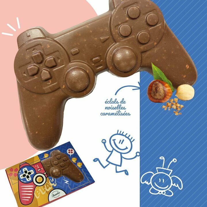 Manette en chocolat de Pques croquante