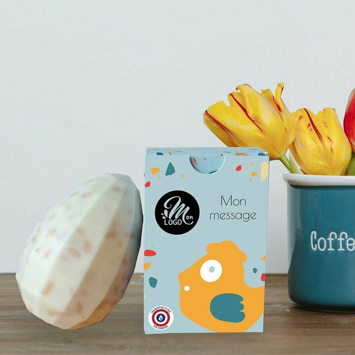 Oeuf inclusion blanc personnalis� � l'image de votre entreprise