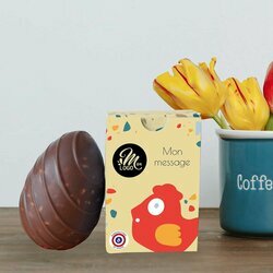 Oeuf inclusion lait personnalis� � l'image de votre entreprise
