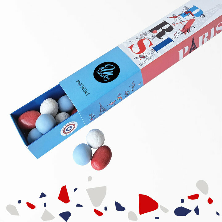 Coffret Stick Collection Paris Sport compos de gourmandises chocolates et croustillantes