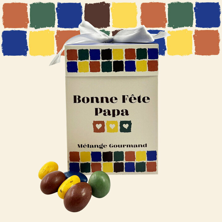 Coffret maxi cube "Bonne fte Papa"