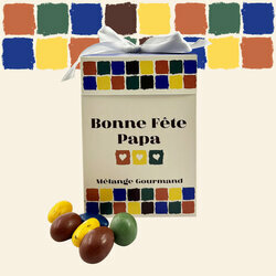 Coffret maxi cube "Bonne fte Papa"