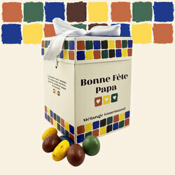 Coffret cadeau maxi cube pour la fte des pres