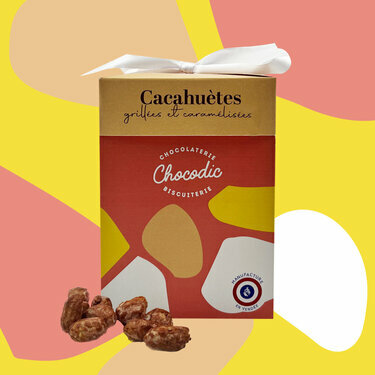 Maxi cube cacahuètes caramélisées Collection Color