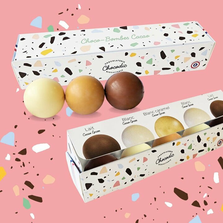 Coffret Chocobombes personnalis avec votre texte