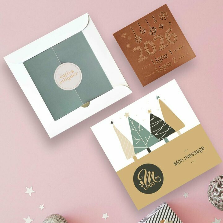 Carte  Croquer Modle 2026 - Collection Nol Entreprise thme Fort de Sapins