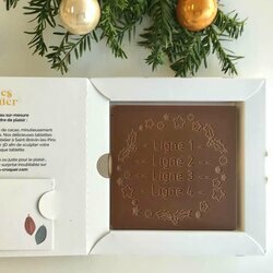 Carte à Croquer - Modèle Couronne de fête Carte à Croquer Couronne de Fête à personnaliser avec votre message gravé