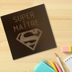 Prte  Croquer Super Matre en chocolat noir