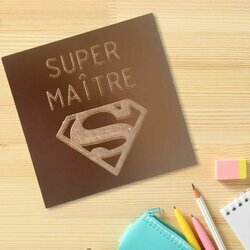 Prte  Croquer Super Matre en chocolat Lait ou Lait-Caramel