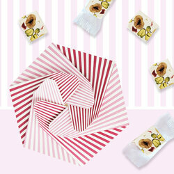 Coffret de Nougats Framboise / Pistache vue de dessus